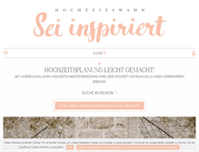 Tablet Screenshot of hochzeitswahn.de